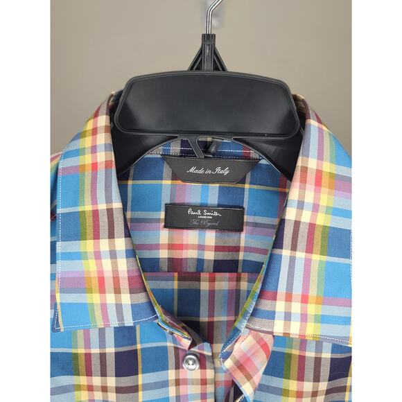 Paul Smith London - The Byard long sleeve button down shirt - size 15 - Picture 2 of 4